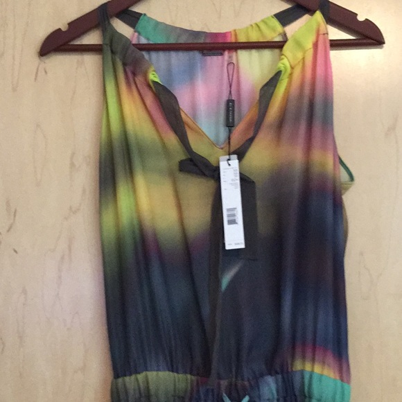 Elie TahariYork Sleeveless Watercolor Maxi Dress, - Picture 5 of 8